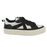 TÊNIS LISBOA PRETO E BRANCO BRILHO S 22386 0001 0002 SCHUTZ